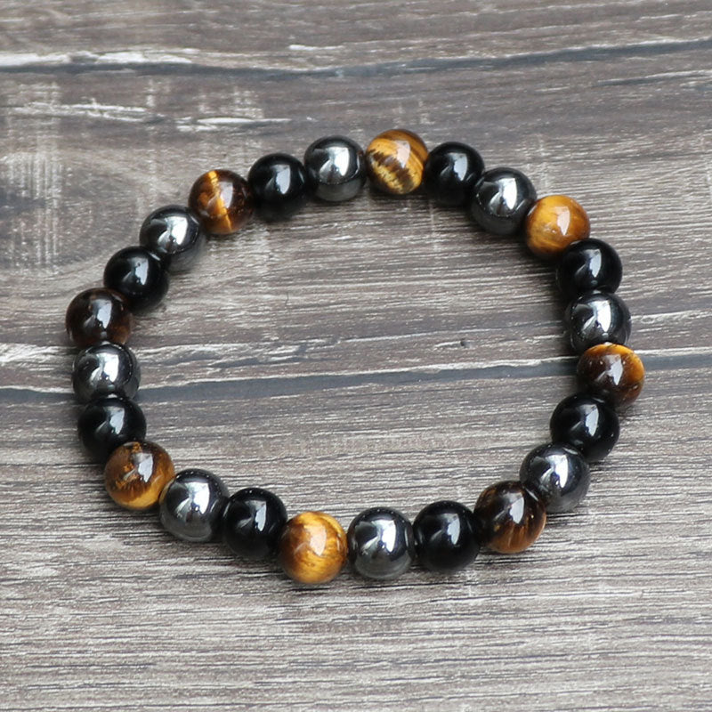 Tigereye Haematite Bracelets For Men And Women couple