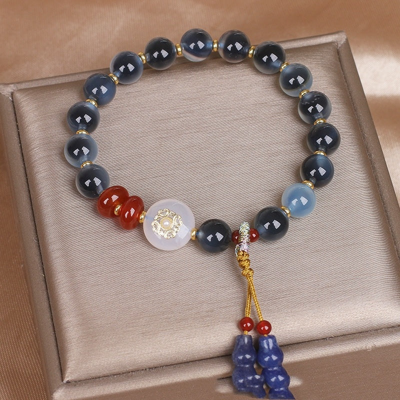 Sugar Heart Agate Women Bracelet Niche Design