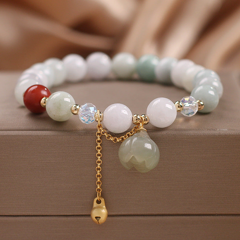 Ethnic Style Natural Agate Bead Women Bracelet