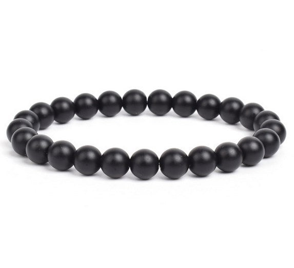 Unisex 8mm Yoga DIY Agate Beads Bracelet