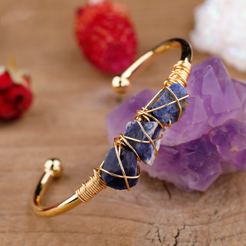 Stone Bead Amethyst Fashion Women Bracelet