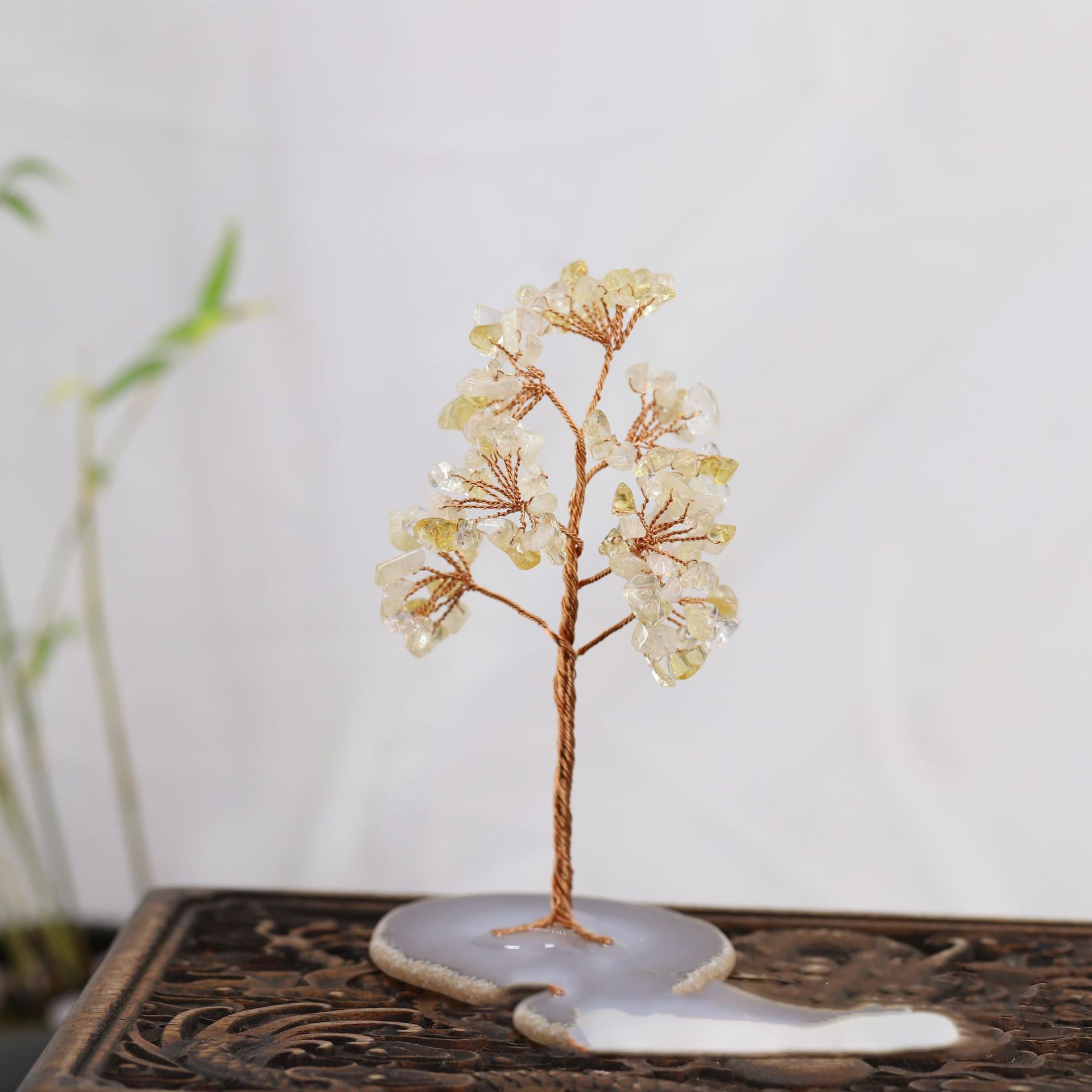 Creative Household Simple Crystal Fortune Tree