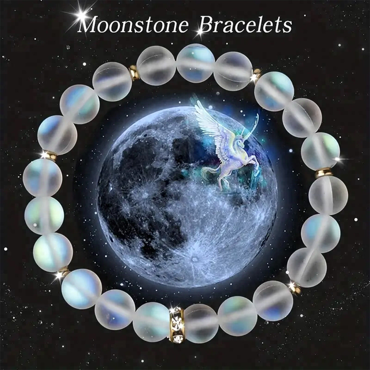 Moonstone Crystal Women Bracelet