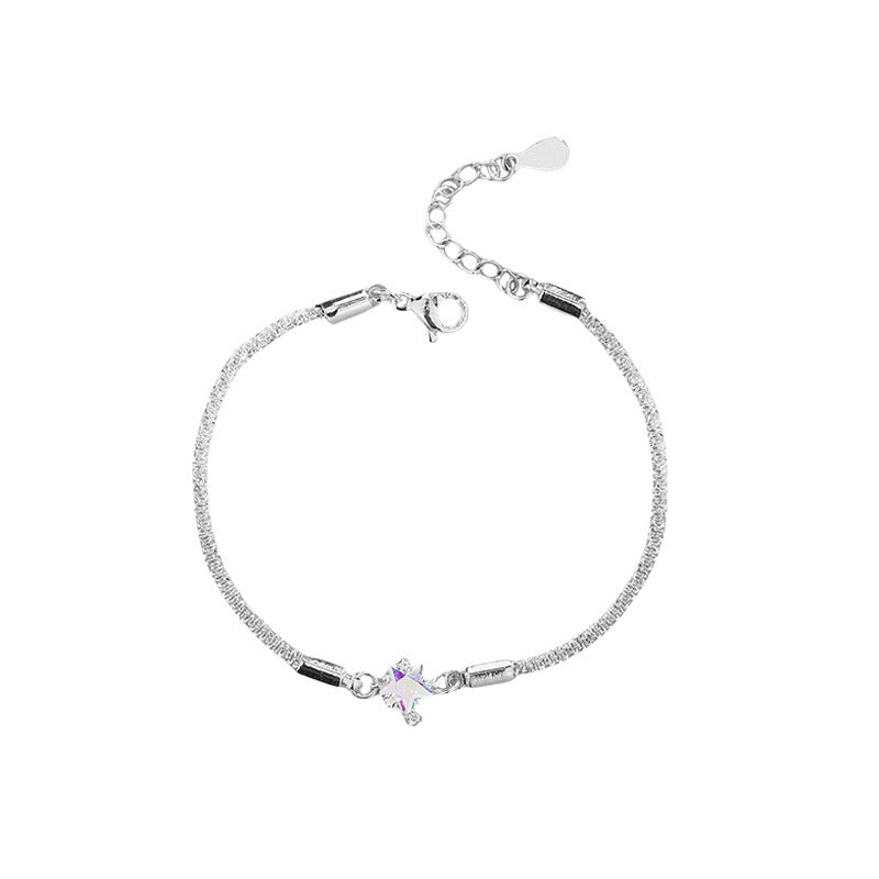 Starry Moonstone Pentagram Bracelet For Women