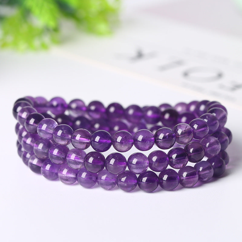 Fashion Natural Amethyst Bracelet Unisex Gift