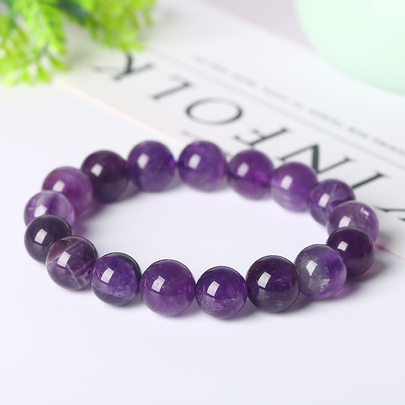 Fashion Natural Amethyst Bracelet Unisex Gift