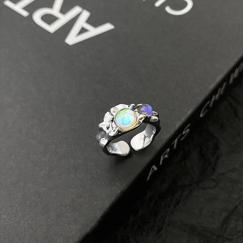 Fashion Personality New Moonstone Women Ring