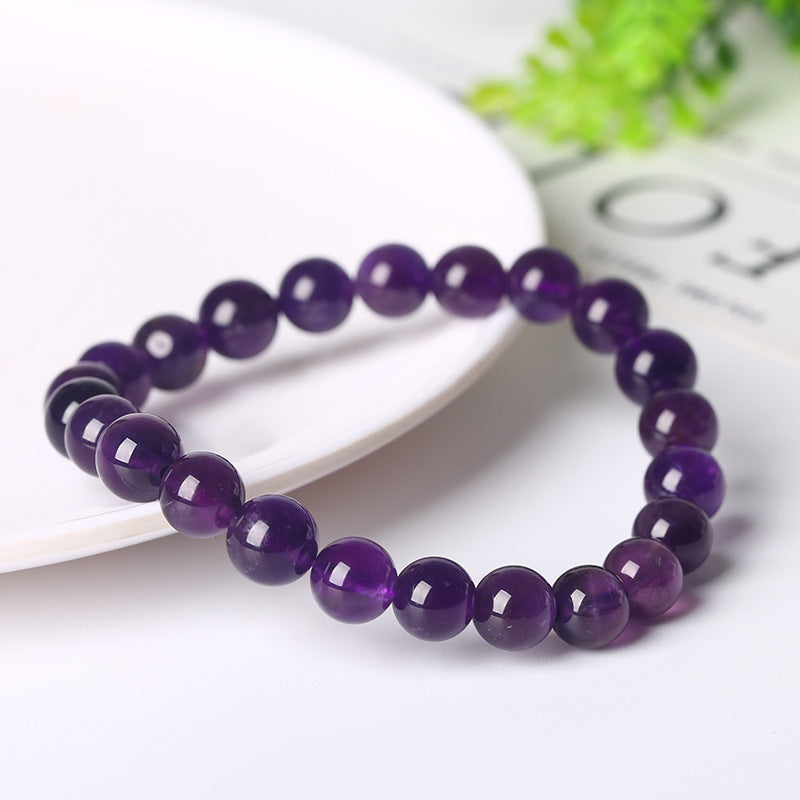 Fashion Natural Amethyst Bracelet Unisex Gift