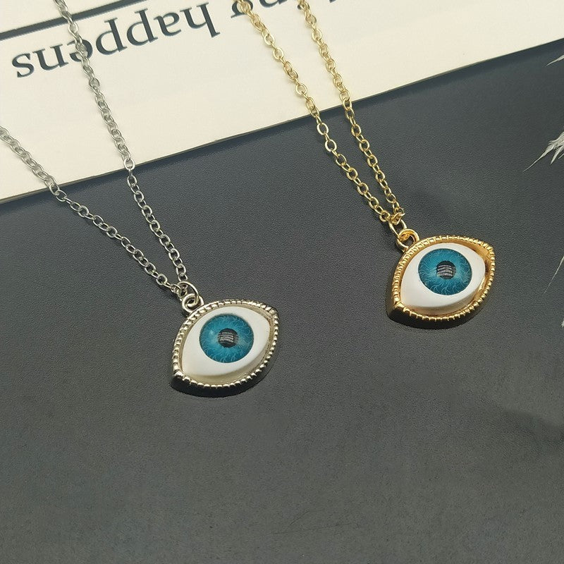 Devil's Eye Necklace Creative Personality Alloy Pendant Jewelry