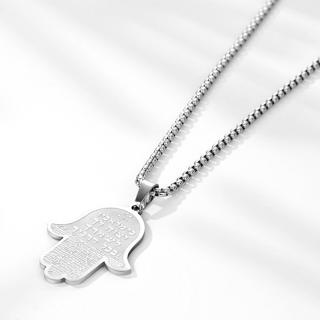 Fashion Hamsa Men Necklace Fatima Pendant