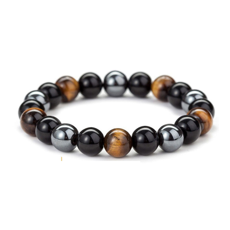 Tigereye Haematite Bracelets For Men And Women couple