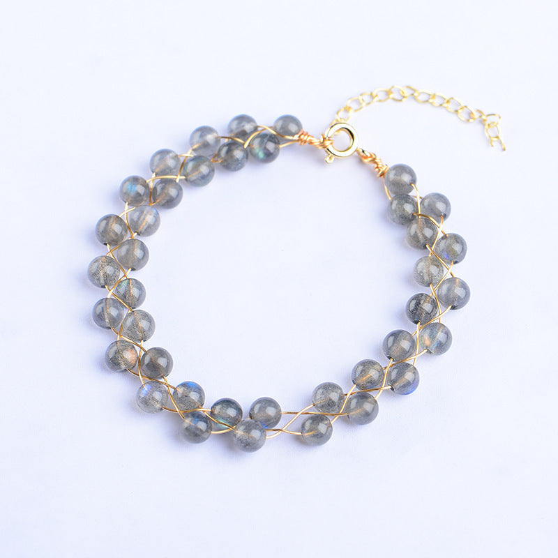 Natural Moonstone Women Bracelet